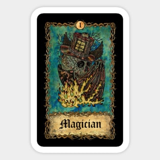 Magician. Eternal Bones Tarot (Colorful) Sticker